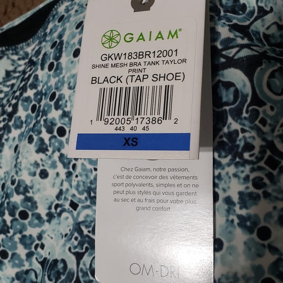 Gaiam Shine Mesh Bra Tank Sz XS NWT - Picture 12 of 13